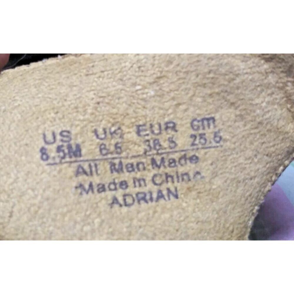 Natural Soul Sandals Adrian All-Thru Comfort 8.5M Slingback brown/caramel color - Picture 9 of 10